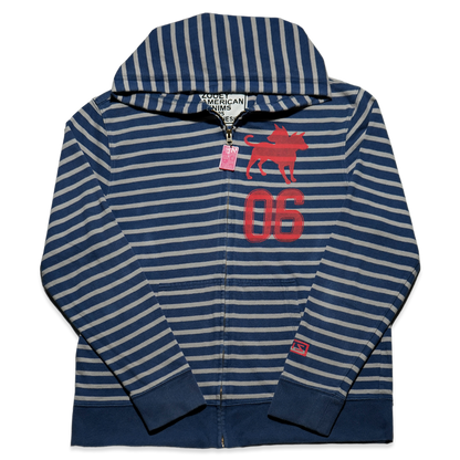 06 Graphic Striped Zip Up