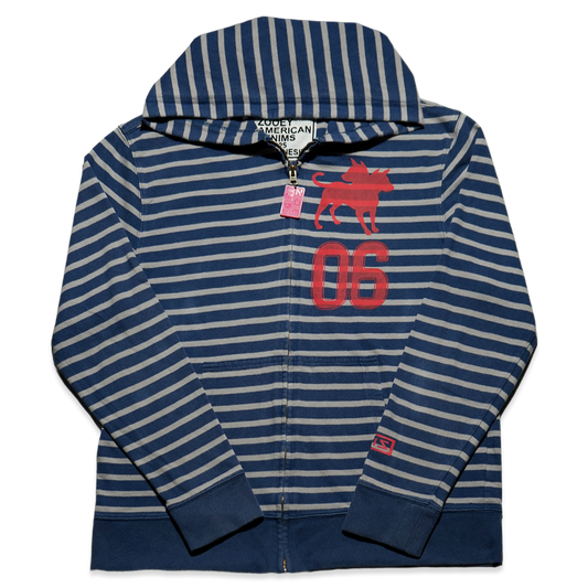 06 Graphic Striped Zip Up